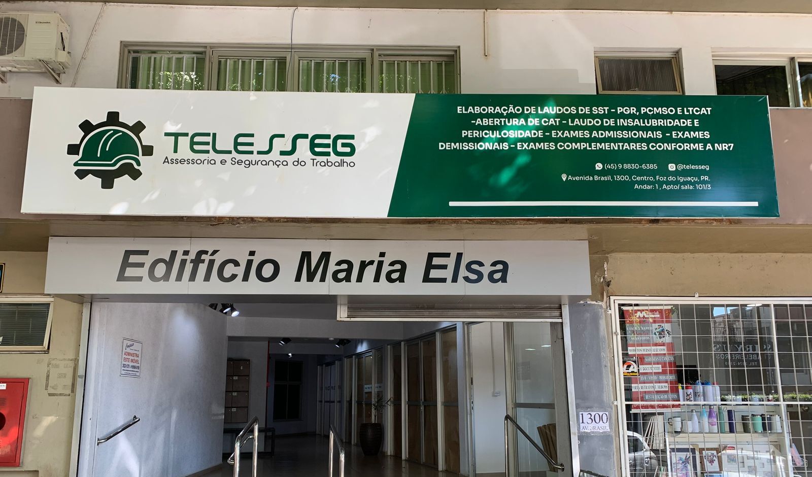 Fachada da TELESSEG